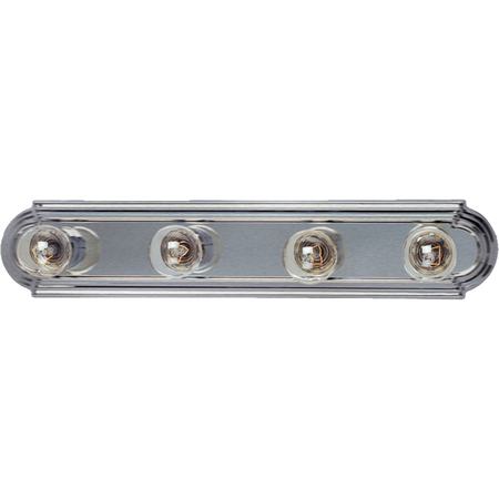 MAXIM Essentials 4-Light 24" Wide Satin Nickel Vanity Light 7124SN